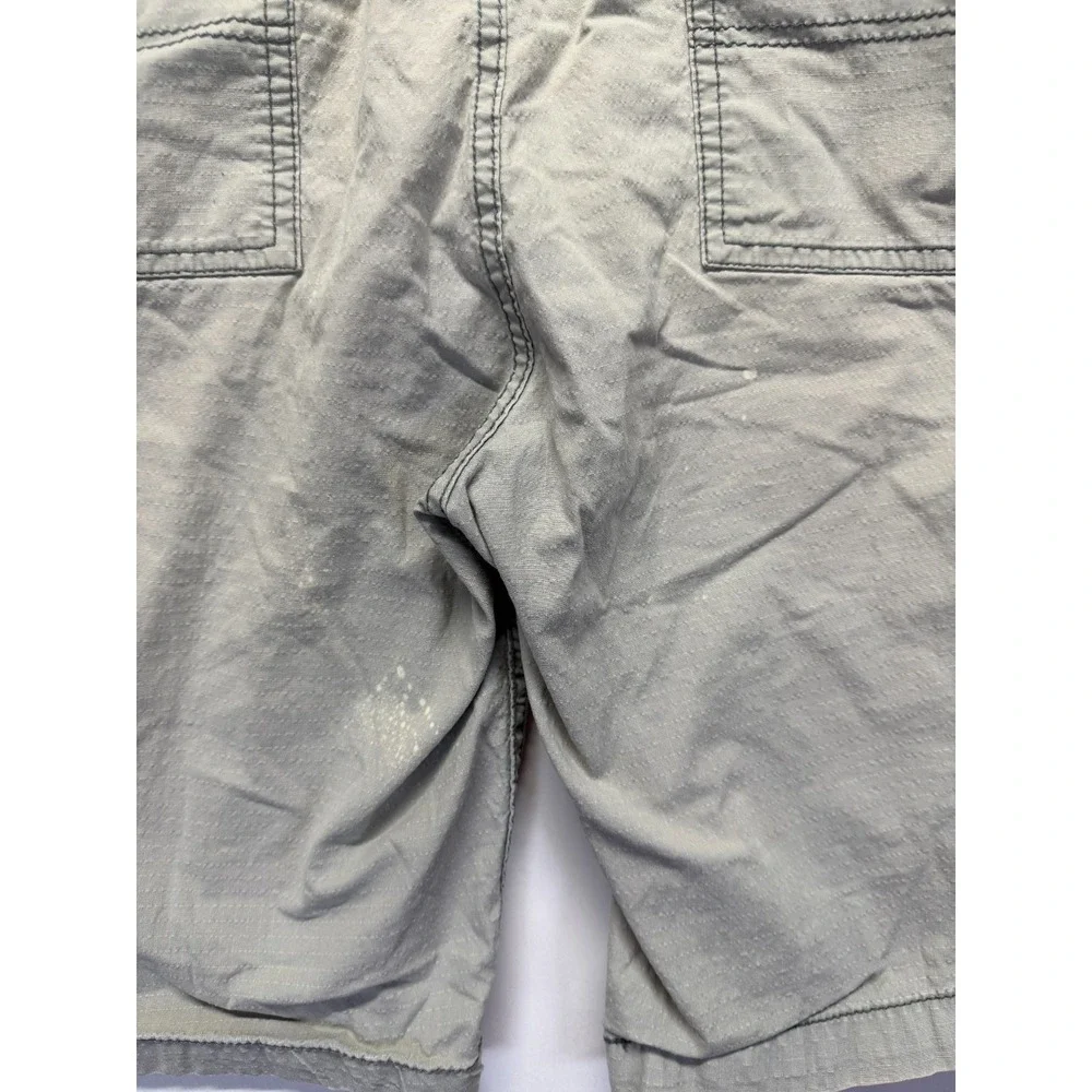 Signature by Levi Strauss & Co Cargo Shorts Mens 40 Gray Ripstop Utility Pockets